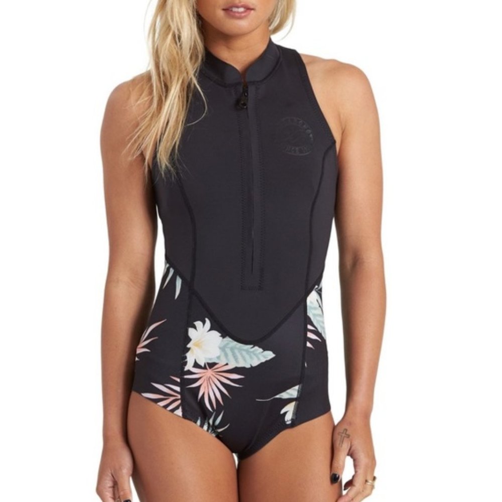 🌻NEW (w/tags) BILLABONG 1mm Salty Dayz Sleeveless Wetsuit SpringSuit Swimsuit 4